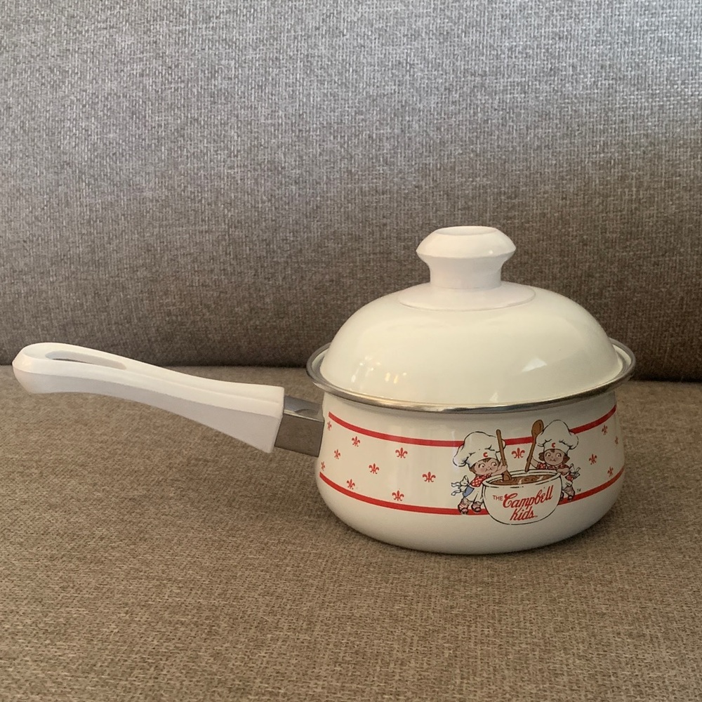 1991 Campbell’s Kids Campbell’s Soup Porcelain Pot with Lid by Gibson
